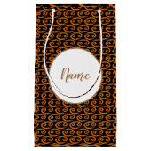 Golden Zodiac Sign Personalisiert Kleine Geschenktüte (Vorderseite)