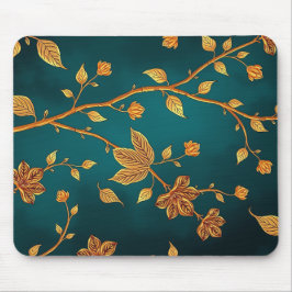 Golden Zweig Elegance Mouse Pad Mousepad