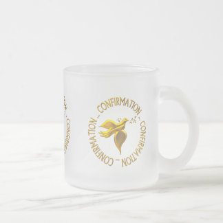 GOLDENBEKÄMPFUNG UND HOLY SPIRIT MATTGLASTASSE