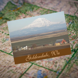 Goldendale Farmtal, Washington Travel Foto Postkarte