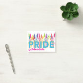 Goldendale PRIDE Swag Post-it Klebezettel (Büro)