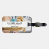 Goldendoodal Carry Dinner Bowl Gepäckanhänger (Rückseite horizontal)