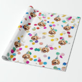 Goldendoodle 2 Wrapping Paper Geschenkpapier (Ungerollt)