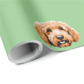Goldendoodle 3 Wrapping Paper Geschenkpapier (Rolleneckpunkt)