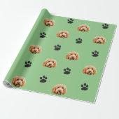 Goldendoodle 3 Wrapping Paper Geschenkpapier (Ungerollt)