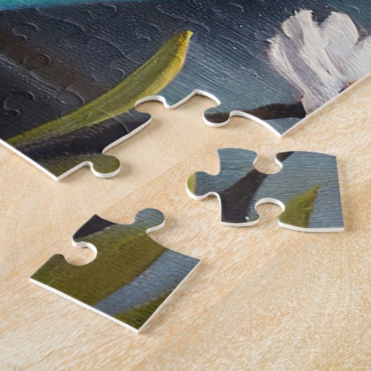 Goldendoodle auf dem Paddle: Ein Landschaftliches Puzzle (Seite)