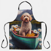 Goldendoodle auf dem Paddle: Ein Landschaftliches Schürze (Vorderseite)