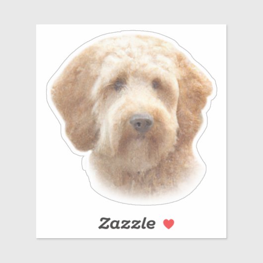 Goldendoodle Aufkleber (Blatt)