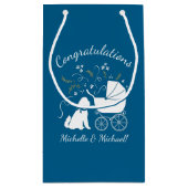 Goldendoodle Babydusche Kleine Geschenktüte (Rückseite)