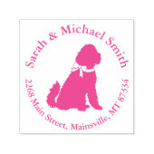 Goldendoodle Babydusche Rosa Permastempel (Design)