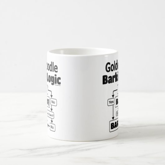 Goldendoodle Barking Logic Kaffeetasse (Mittel)
