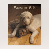 Goldendoodle Best Friends - Adorable Dog Duo Puzzle (Vertikal)