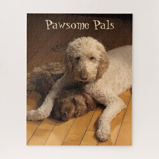 Goldendoodle Best Friends - Adorable Dog Duo Puzzle (Vertikal)
