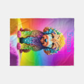 Goldendoodle Blanket für Kinder Fleecedecke (Vorderseite (Horizontal))