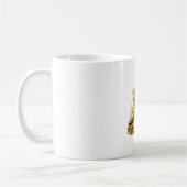 Goldendoodle-Blumen-Tasse Kaffeetasse (Links)