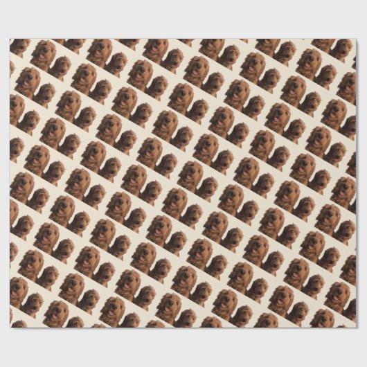 Goldendoodle Brothers Geschenkpapier (Flach)