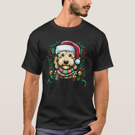 Goldendoodle Christmas Cute Doodle Dog for Men Wo T-Shirt (Vorderseite)