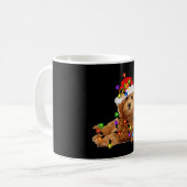Goldendoodle Christmas Kaffeetasse (Vorderseite Links)