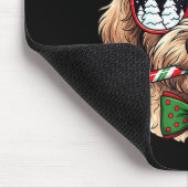 Goldendoodle Christmas Reindeer Holiday Dog Lover Mousepad (Ecke)