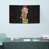 Goldendoodle Christmas Santa Funny Dog Lover Gift Banner (Messeveranstaltung)