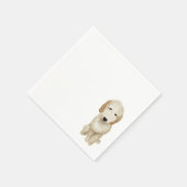 Goldendoodle Cocktail Napkin - individuell anpassb Serviette (Ecke)