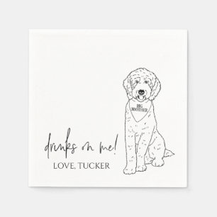 Goldendoodle Custom Napkin Dog Kinderdusche Serviette