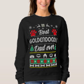 Goldendoodle Dad   Ugly Christmas Sweatshirt (Vorderseite)