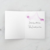 Goldendoodle Denken Sie an Sie Karte (Innenseite)