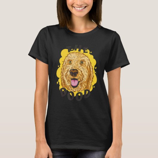 Goldendoodle Die Dood Vater Mama Labradoodle T-Shirt (Vorderseite)