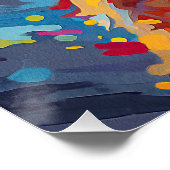 Goldendoodle Dog 003 - Zetton Ziana Poster (Ecke)