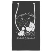 Goldendoodle Dog Baby Dusche Geschlechtslos Kleine Geschenktüte (Vorderseite)