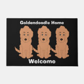Goldendoodle Dog Design Fußmatte (Vorderseite)
