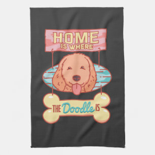 Goldendoodle Dog Geschirrtuch
