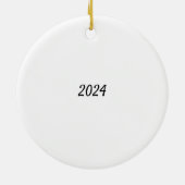 Goldendoodle Dog Keramik Ornament (Hinten)