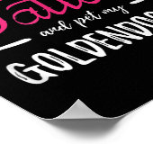 Goldendoodle Dog Lover Tattoo Funny Dog Mama Gesch Poster (Ecke)