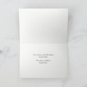 Goldendoodle Dog Night Lights Sympathy Feiertagskarte (Innenseite)