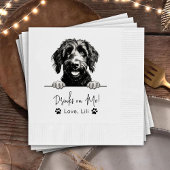 Goldendoodle Dog Personalisierte Getränke Serviette