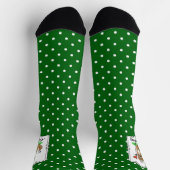 Goldendoodle Dog Playing Golf (Red whmk2) Niedlich Socken (Oben)