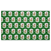 Goldendoodle Dog Playing Golf (Red whmk2) Niedlich Stoff (Fat Quarter (45,7 x 55,9 cm))