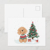 Goldendoodle Dog Postkarte (Vorne/Hinten)