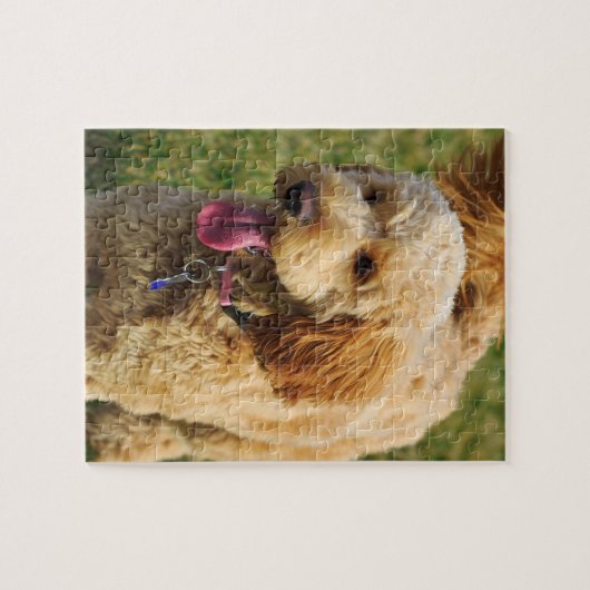 Goldendoodle Dog Puzzle (Horizontal)