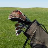 Goldendoodle Dog, Rot und Schwarz 002 - Ulises D Golf Headcover (In SItu)