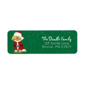 Goldendoodle Dog Santa Paws (Vorne)