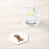 Goldendoodle Dog Tree Christmas Sweater Xmas Pet D Untersetzer (Vor Ort)