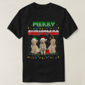 Goldendoodle Dog Tree Weihnachten Weihnachten Weih T-Shirt (Design vorne)