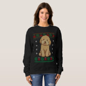 Goldendoodle Dog Ugly Sweater Christmas Puppy Dog Sweatshirt (Vorne ganz)