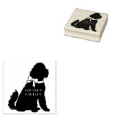 Goldendoodle Dog Welpenlabradoodle Gummistempel (Stempel)