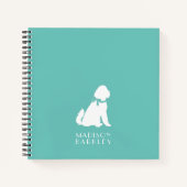 Goldendoodle Dog Welpenlabradoodle Notizblock (Vorderseite)