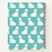 Goldendoodle Dog Welpenlabradoodle Notizblock (Rückseite)