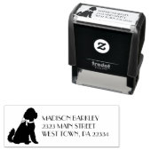 Goldendoodle Dog Welpenlabradoodle Permastempel (Beispiel)